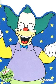 2000 Inkworks The Simpsons 10th Anniversary - Cut-Ups #C8 Krusty the Clown [smiling] Front