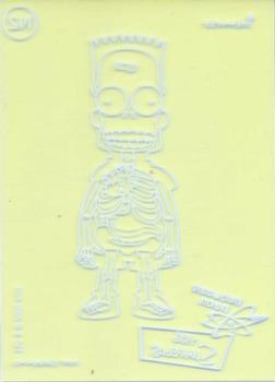 2000 Inkworks The Simpsons 10th Anniversary - Nuclear Neon #N2 Bart Simpson Back