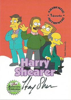 2000 Inkworks The Simpsons 10th Anniversary - Autographs #A1 Harry Shearer Front