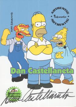 2000 Inkworks The Simpsons 10th Anniversary - Autographs #A2 Dan Castellaneta Front