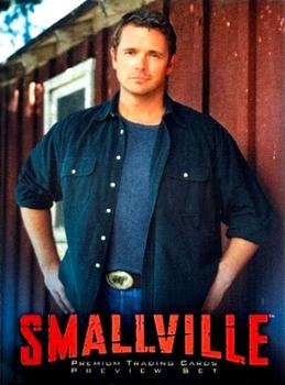 2002 Inkworks Smallville Previews #PR-8 Jonathan Kent Front