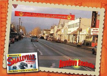 2002 Inkworks Smallville Season 1 #13 Downtown Smallville Front