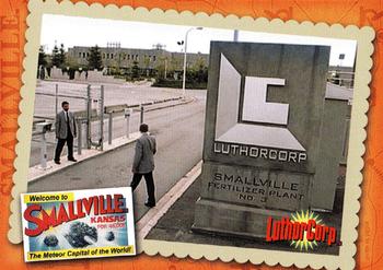 2002 Inkworks Smallville Season 1 #18 LuthorCorp Front