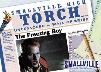 2002 Inkworks Smallville Season 1 #31 The Freezing Boy Front