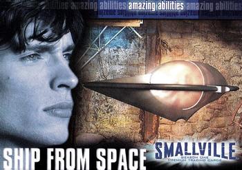 2002 Inkworks Smallville Season 1 #37 Ship from Space Front
