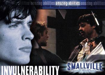 2002 Inkworks Smallville Season 1 #40 Invulnerability Front