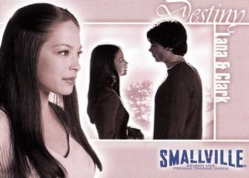 2002 Inkworks Smallville Season 1 #44 Balancing Act: Lana & Clark Front