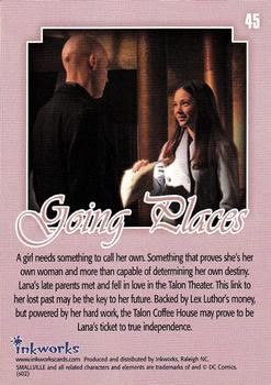 2002 Inkworks Smallville Season 1 #45 Going Places: Lana & Lex Back