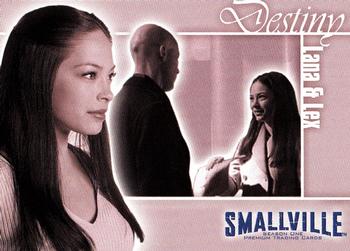 2002 Inkworks Smallville Season 1 #45 Going Places: Lana & Lex Front