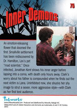 2002 Inkworks Smallville Season 1 #75 Inner Demons Back