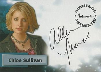2002 Inkworks Smallville Season 1 - Autographs #A2 Allison Mack Front