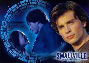 2002 Inkworks Smallville Season 1 - Secret Dreams #BL1 Forbidden Kiss: Clark Front