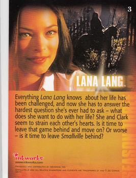 2004 Inkworks Smallville Season 3 #3 Lana Lang Back