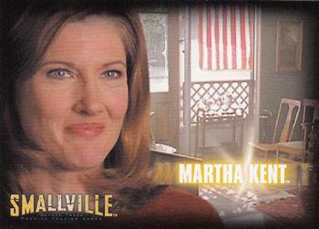 2004 Inkworks Smallville Season 3 #8 Martha Kent Front
