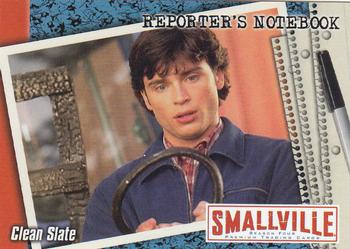 2005 Inkworks Smallville Season 4 #21 Clean Slate Front