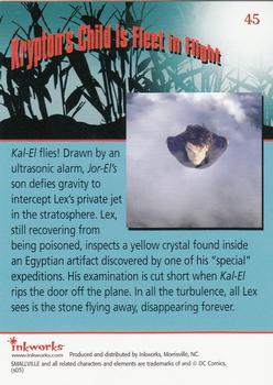 2005 Inkworks Smallville Season 4 #45 Krypton's Child is Fleet in Flight Back