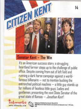 2006-07 Inkworks Smallville Season 5 #14 Senator Kent - The Win Back