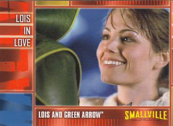 2008 Inkworks Smallville Season 6 #17 Lois and Green Arrow Front