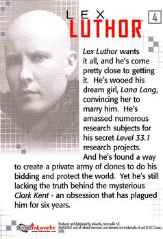 2008 Inkworks Smallville Season 6 #4 Lex Luthor Back