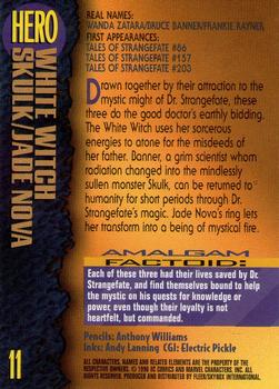 1996 SkyBox Amalgam #11 Dr. Strangefate's aides Back