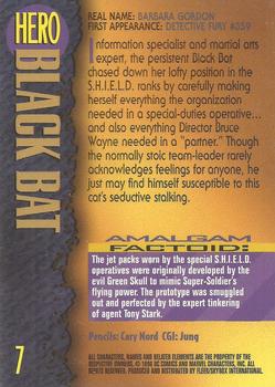 1996 SkyBox Amalgam #7 Black Bat Back