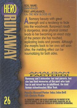 1996 SkyBox Amalgam #26 Runaway Back