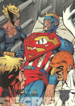 1996 SkyBox Amalgam #43 The Return of the Super-Soldier Front