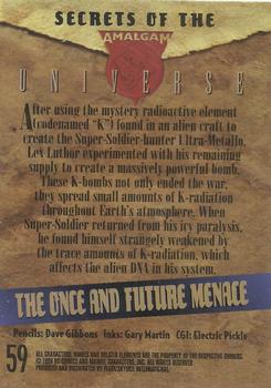 1996 SkyBox Amalgam #59 The Once and Future Menace Back