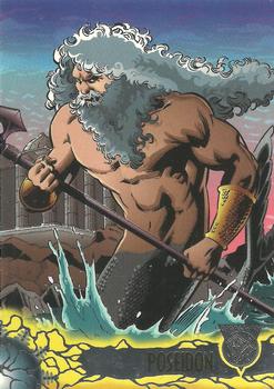 1996 SkyBox Amalgam #72 Poseidon versus Wonder Woman Front