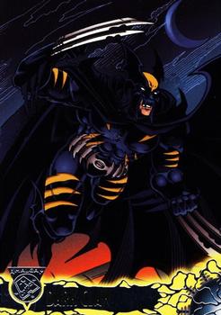 1996 SkyBox Amalgam #77 Dark Claw versus Hyena Front