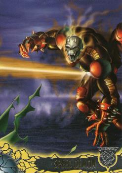 1996 SkyBox Amalgam #80 Speed Demon versus Night Spectre Front