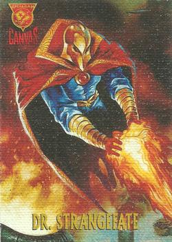 1996 SkyBox Amalgam - Secret Crisis of the Infinity Hour Canvas Cards #1 Dr. Strangefate Front