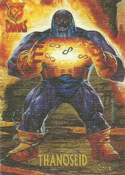 1996 SkyBox Amalgam - Secret Crisis of the Infinity Hour Canvas Cards #5 Thanoseid Front