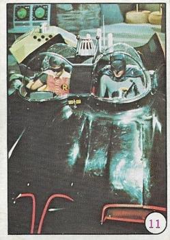 1966 Topps Batman Bat Laffs #11 Batman and Robin Front