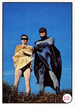 1966 Topps Batman Bat Laffs #10 Batman and Robin Front