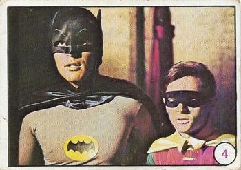 1967 Scanlens Bat Laffs #4 Batman and Robin Front