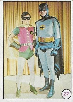 1967 Scanlens Bat Laffs #27 Batman and Robin Front