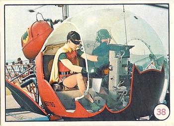 1967 Scanlens Bat Laffs #38 Batman and Robin Front