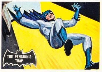1966 Topps Batman (Black Bat Logo) #16 The Penguin's Trap Front
