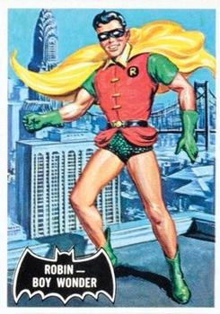 1966 Topps Batman (Black Bat Logo) #2 Robin - Boy Wonder Front