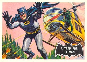 1966 Topps Batman (Black Bat Logo) #37 A Trap for Batman Front