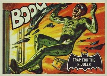 1966 Topps Batman (Black Bat Logo) #45 Trap for the Riddler Front