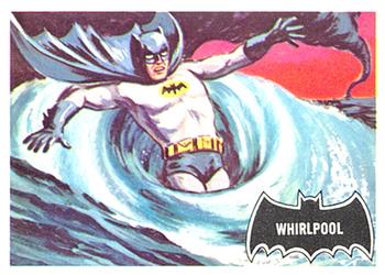 1966 Topps Batman (Black Bat Logo) #54 Whirlpool Front