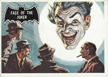 1966 Topps Batman (Black Bat Logo) #9 Face of the Joker Front