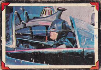 1966 Topps Batman Riddler Back #10 Beaming Batman Front