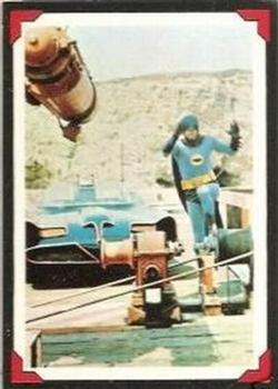 1966 Topps Batman Riddler Back #24 A Desperate Leap Front