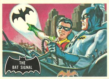 1989 Topps Batman Deluxe Reissue Edition #3 The Bat Signal Front