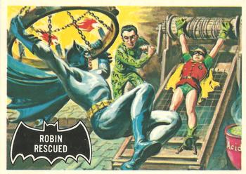 1989 Topps Batman Deluxe Reissue Edition #38 Robin Rescued Front