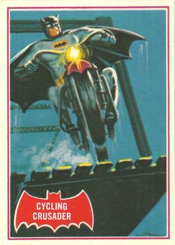 1989 Topps Batman Deluxe Reissue Edition #10A Cycling Crusader Front
