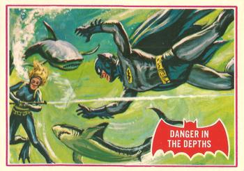 1989 Topps Batman Deluxe Reissue Edition #14A Danger in the Depths Front